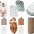 8-Pack Muslin Baby Bibs