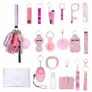 18-Pc Personal Alarm Safety Keychain Set
