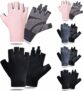 6 Pairs Fingerless Workout Gloves
