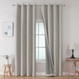 2-Panels Joydeco Blackout Curtains 63 Inch Length