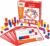Junior Learning: Mathcubes – Addition – 30 Activity Set, Build & Learn, Blocks & Boards Hands On Math, Developmental & Education Set