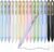 16-Count Black Gel Ink Pens with Soft Grip, 0.7mm