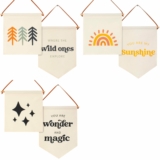 Set of 2 Beautiful Nursery Wall Decor Signs