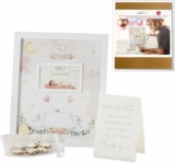 Kate Aspen Baby Shower Guest Book Alternative, One Size, Pink Elephant