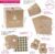 Kate Aspen Kraft Bear Diaper Raffle, Baby Shower Bingo & DIY Baby Shower Scratch Off Game Set (Set of 50)