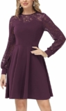 Women’s Elegant Long Sleeve Lace Dress