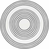 Kate Spade new york Charlotte Street West 9″ Accent Plate, Slate