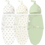 3-Pack Swaddles & Hats Set