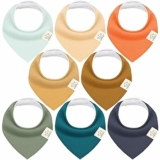 8-Pack Bandana Bibs