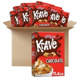 10-Pack Kellogg’s Krave, Breakfast Cereal, Chocolate