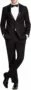 2-Pc Kenneth Cole Mens Performance Fabric Tuxedo, Formal Suit for Black Tie (Jacket + Pant Set) / Select Sizes
