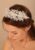 Clear Flower Silver Hair Tiara for Women