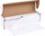 White Plastic Tablecloth Roll 54 inch X 120ft Roll with Easy Slide Self Cutter Box- Cut