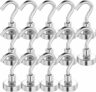 14-Pack Strong Magnetic Hooks, 40lbs+