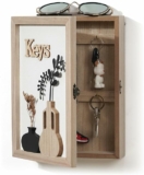 Rustic Key Holder Wall Mount w/ 6 Hooks