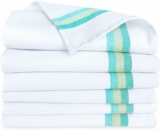 6-Pack Large Kitchen Dish Towels 100% Natural Cotton