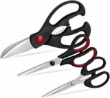 3 Pack All Purpose Kitchen Shears Set