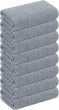 8-Pack 100% Cotton Waffle Weave Dish Towels