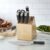 KitchenAid Gourmet Forged Triple Rivet Knife Block Set with Built-in Knife Sharpener