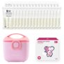 KoalaZoom Formula Dispenser with Breastmilk Storage Bags (30 Count) with Carry Handle and Scoop for Travel Storage