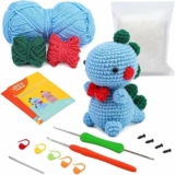 LB Crochet Kit for Beginners with Step-by-Step Video Knitting Starter Kit