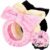 3-Pack Bow Spa Headband + 3-Count Hair Scrunchies Set