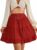 Women’s Casual High Waist A Line Skirt, Large