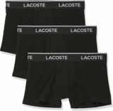 3-Pack Lacoste Men’s Cotton Stretch Essentials Trunks