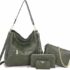 Women’s Vegan Leather Fashion Bible Cover: Amazing Grace – Inspirational Zipper Water-Resistant Protective Carry Case w/Tassel, Pockets & Pen Loops