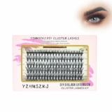 120 PCS Individual Lashes Extension Kit, D Curl