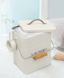 Laundry Powder Detergent Container w/ Lid Scoop