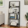 4-Tier Ladder Bookshelf