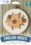 Leisure Arts Embroidery Kit 4″ English Roses