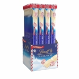 24-Count Lindt CLASSIC RECIPE Holiday White Chocolate Peppermint Candy Stick, 1.2 oz.