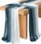 Set of 8 Ling’s Moment 10ft Waffle Weave Dusty Blue & Navy Table Runner