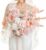 Ling’s Moment 15 Inch Growing Blush Artificial Flowers Bridal Bouquet