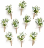 10-Count Ling’s Moment Boutonniere for Men