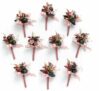 10-Pack Ling’s Moment Boutonniere for Men