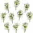 Ling’s moment 5FT Artificial Flower Garland Fake Rose Eucalyptus Garland