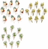 10-Pack Ling’s Moment Boutonniere for Men