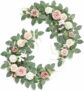 2-Pack Ling’s Moment 2ft Dusty Rose Artificial Flower Garland