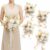 Set of 4 Ling’s Moment Artificial Bridesmaid Bouquets