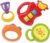 4-Pc Little Virtuoso: Mini Band – Musical Toy Set, Light & Sound Guitar, 2 Rattles & Tambourine