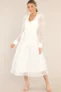 Women’s Looking Great White Midi Dress