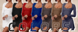 Womens Sexy Square Neck Bodice Dress