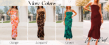 Women’s Strapless Ruffle Bodycon Dress