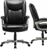 Ergonomic High Back Computer Height Desk Chair with Adjustable Built-in Lumbar Support