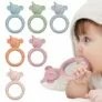 6-Pack Baby Teether Toy for Infants 3+ Months