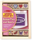 MELISSA & DOUG Butterfly & Hearts Stamp Set,