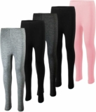 5-Pack Girls Leggings, Size 7-8